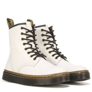 New Dr. Martens Women's US 9 Zavala T Lamper 8 Eyelet Combat Boots Leather UK 7